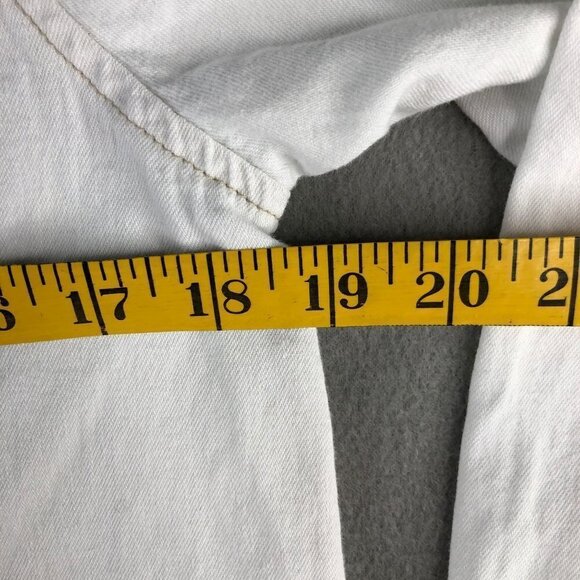Gap Womens Small White Denim Peasant Shirt, Capsule, Minimalist - Picture 5 of 7